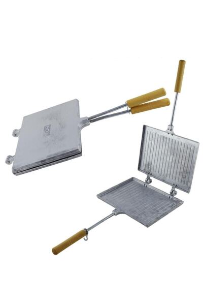 Nur محمصة خبز يدوية من الألومنيوم