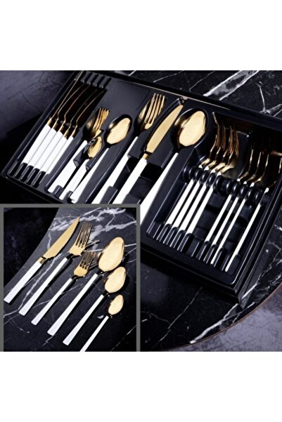 Olca 6 Kişilik 36 Parça Çatal & Bıçak & Kaşık Takımı