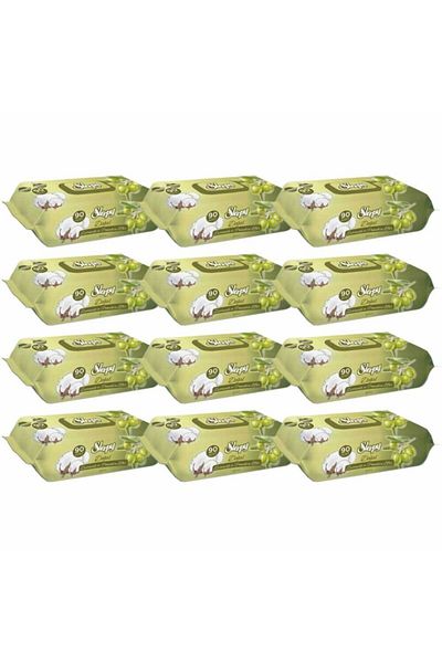 Sleepy Sensitive Olive Oil 90 Pieces 12 Pieces