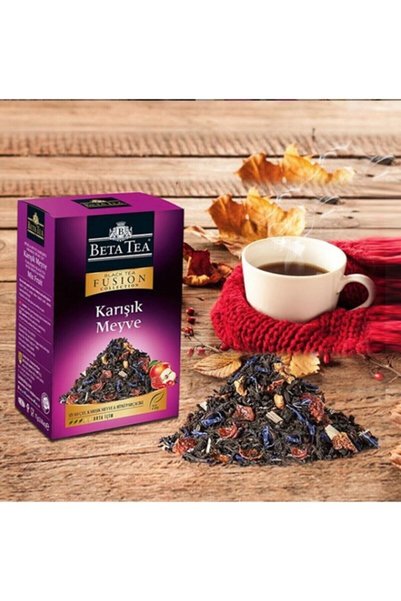 Beta Tea شاي فيوجن بالفواكه المشكل 75 جرام
