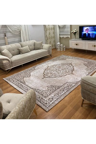 ALLGELSİN All-round Elastic Carpet Cover Decorative Carpet Cover