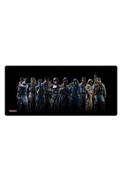 Digipod لوحة ماوس ألعاب مقاس 90x40 Xxl لوحة ماوس ألعاب كبيرة بقاعدة مضادة للانزلاق بسمك 4 مم
