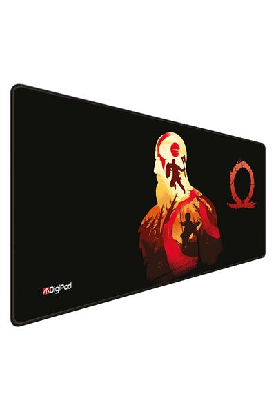 Digipod لوحة ماوس ألعاب مقاس 90x40 Xxl لوحة ماوس ألعاب كبيرة بقاعدة مضادة للانزلاق بسمك 4 مم