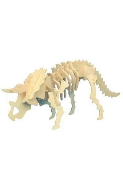 Çağrı 3d Wooden Dinosaur Model Puzzle 17 Pieces
