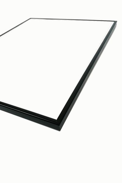Linacci Poster de pictură cu cadru metalic din aluminiu negru