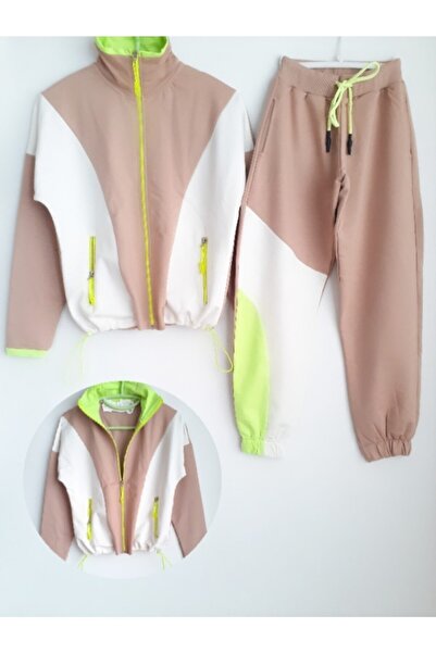 Elvinsa Set de sus și de jos sezonier pentru fete, în stil Jogger, cu buzunar...