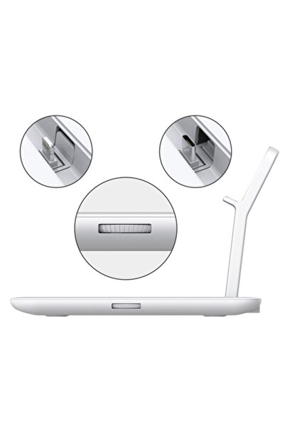 Ally Mobile 4 In1 15w Kablosuz Hızlı Şarj Standı Iphone+ I watch+ Pro Wireless Uyumlu