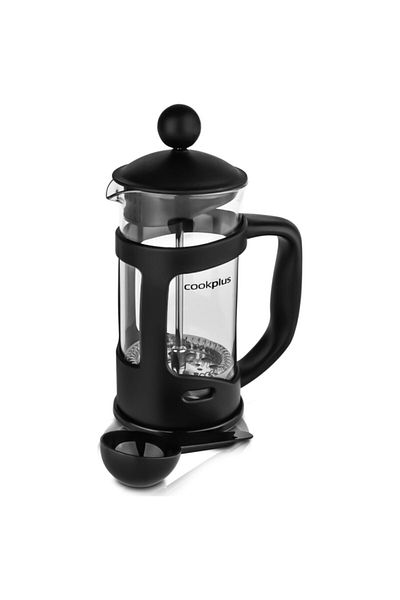 Cookplus Coffee Bean Black French Press 350 ml