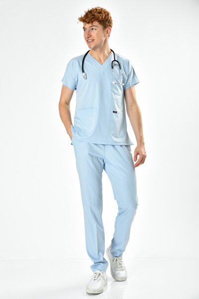 Owlet Medikal Σετ χειρουργικής φανέλας Lycra Baby Blue