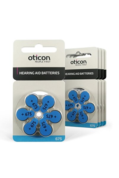 Oticon 675 Numara Işitme Cihazı Pili 6x5 (30 Adet)
