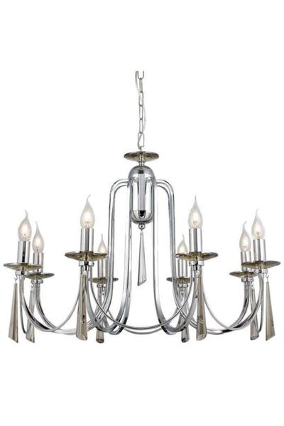 LUCEA Aytaç Kontes 8'li Krom Avize A-6-esk