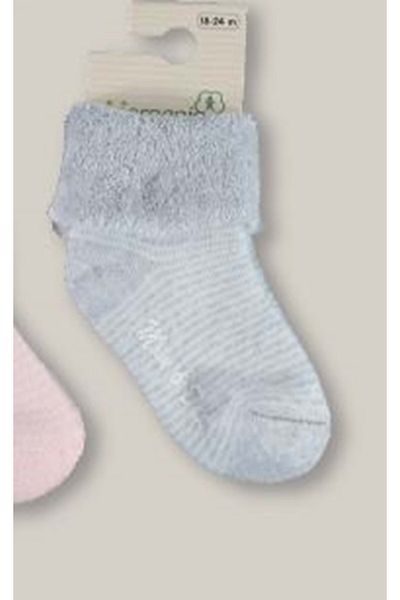 Biorganic Non-Slip Socks - - Gray - 18-24 Months - 68354-23316