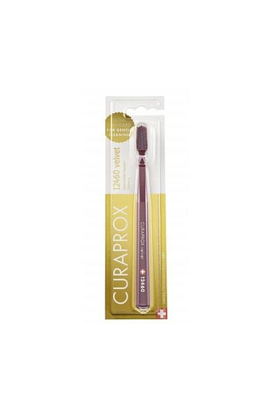 Curaprox 12460 Velvet Toothbrush - Purple-Red