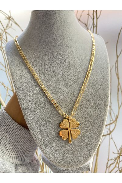 Jenny Daphne Women's Gold Plated Solid Brass Colorfast Necklace
