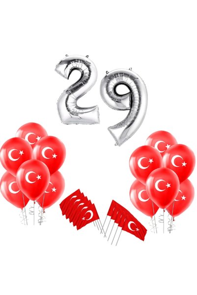 Happyland 29 Ekim Türk Bayrağı Eko Set