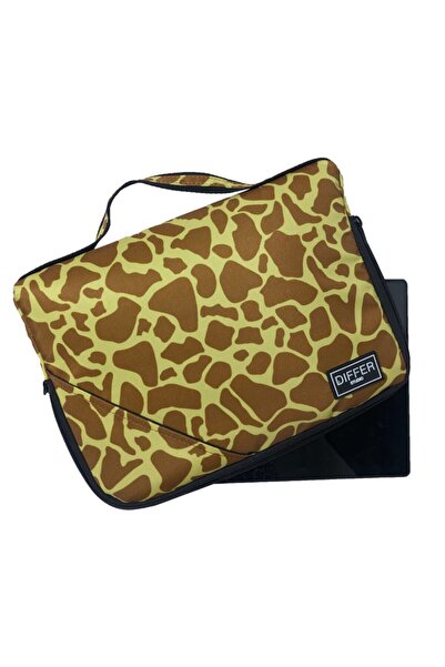 Differ Studio 10'' & 11'' Inç Zürafa Desenli Ipad/tablet Çantası/kılıfı