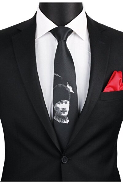 Herşey Nota Atatürk Resim Kravat