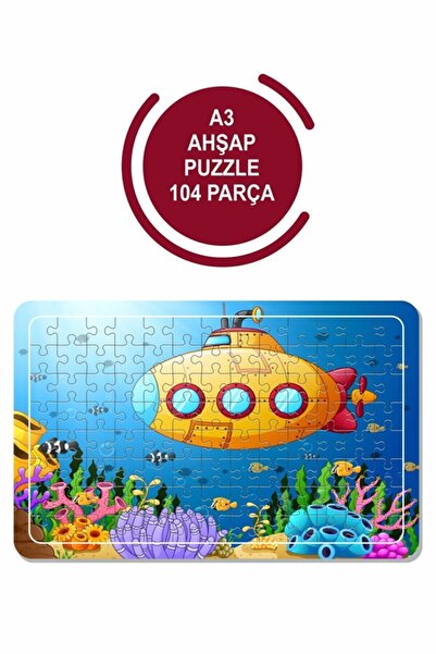 LİPYOS لغز البحر والبحر A3، 104 قطعة، لعبة، منشار قطع