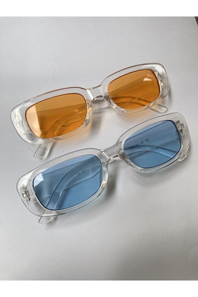 LOOKUP Lookup Favourite Two Models Discount Orange And Blue Unisex Vintage Retro