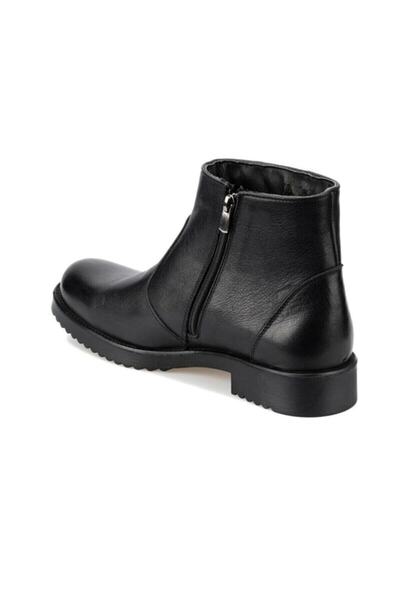 Polaris 110371 Ortapedik 5 Nokta Siyah Erkek Kürklü Deri Bot