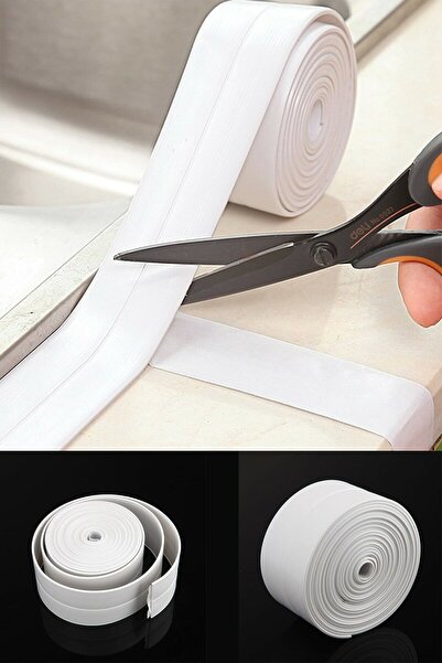 AKCAKESE Su Sızdırmaz Geçirmez Bant 3,2 M Lavabo Küvet Kenar Bandı