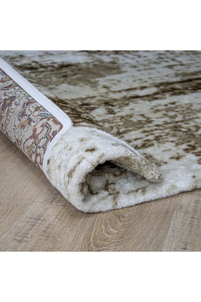 Hakan Digital Carpet Cover Kerem Brown