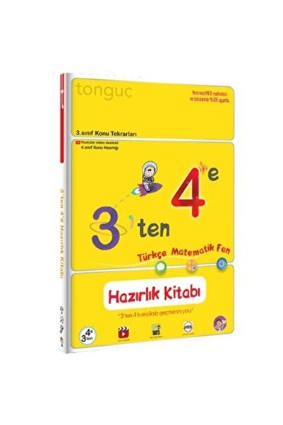 Tonguç Yayınları Tonguç Yayınları 3 Ten 4 E Hazırlık Kitabı