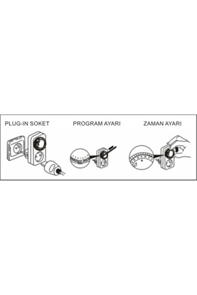 Genel Markalar Mekanik Zaman Saati Fişli 3500 W