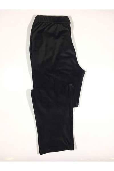 Altınay Yumoş Velvet Winter Women's Sweatpants with Pockets