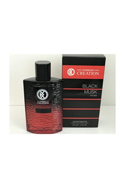Ny Creation Kreasyon Men Çiçeksi Çekici Kokuya Sahip Erkek Parüm Black Musk 100 ml Edt