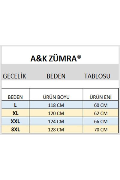 A&K ZÜMRA Cămașă de noapte din bumbac pieptănat de iarnă, roz