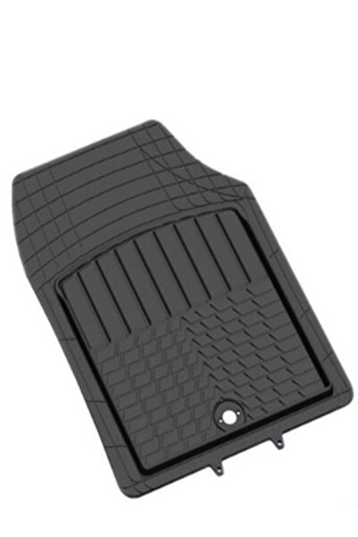 Pufi Siyah Kauçuk Paspas Universal Racing Havuzlu / Tepay510-s