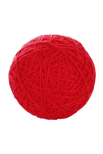 KERBL Red Yumak with Toy Rattle for Blind Cats [diameter 10 Cm ]