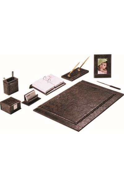 Gıpta 7128 Deskop 9 Parça Sümen Takımı Koyu Kahve