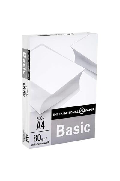 BASIC ورق نسخ A4 - 80 جم، عبوة واحدة (500 ورقة)