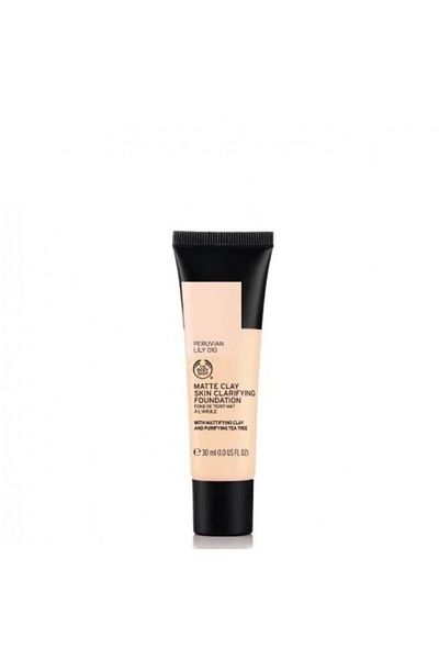 THE BODY SHOP كريم أساس الطين غير اللامع F 010 بيروفيان ليلي 30 مل