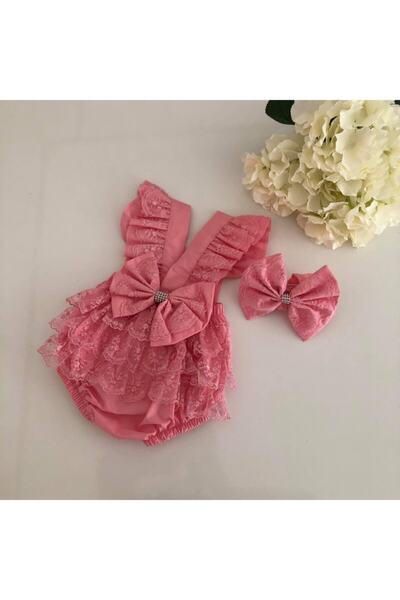 Dizaynbyasena Baby Girl Dress - Pink