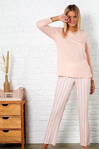 AYYILDIZ 54107 Set pijama roz