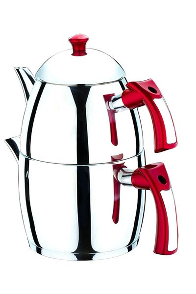 Akdeniz Prestige Medium Steel Teapot 304