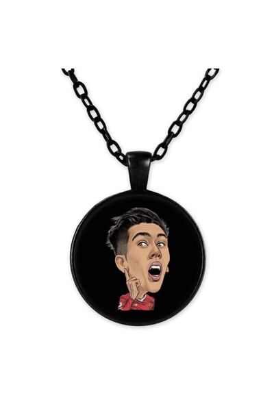 herotasarım قلادة روبرتو فيرمينو بسلسلة سوداء - Bll1216