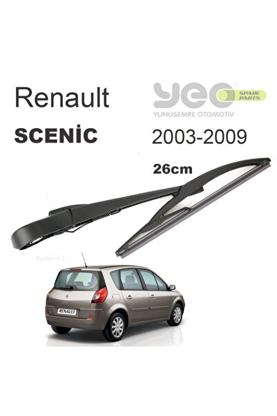 YEO Renault Scenic 2 Arka Silecek Kolu Set 2003-2009