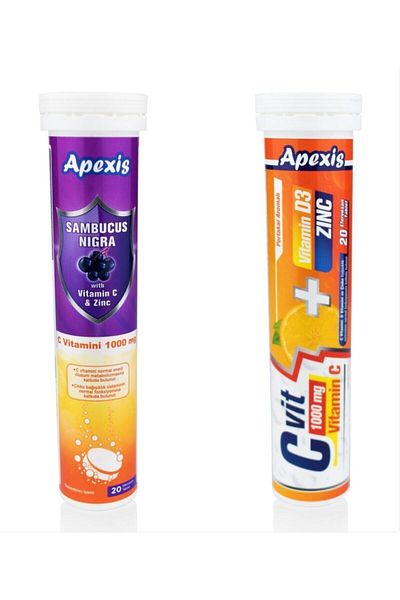 Apexis Sambucus Nigra Vitamin C Vitamin C 1000 Mg Vitamin C