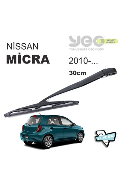 YEO Nissan Micra Arka Silecek Kolu Set 2010-...