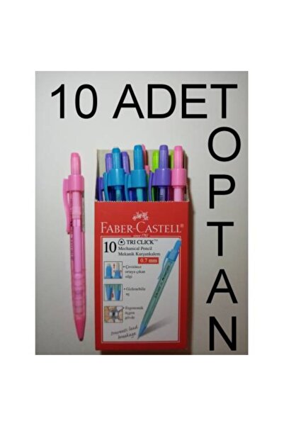 Faber Castell L 10 Adet Trı Clıck 0,7 Uçlu Kalem
