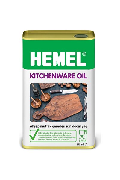 Hemel Kitchenware Oil Ahşap Mutfak Gereçleri Için Doğal Yağ 175 Ml
