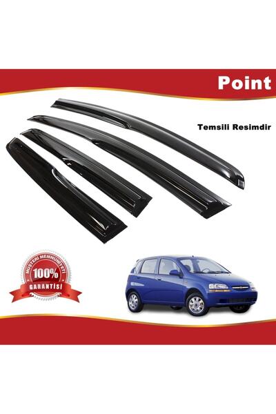 Point Chevrolet Kalos Hb Mügen Cam Rüzgarlığı 2004-2007 Arası 4 Lü Takım