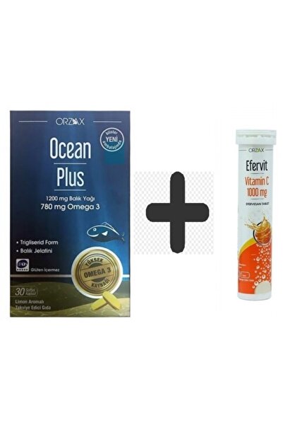 Ocean Ocean Plus 1200 Mg Omega+ Efervit 1000 Mg C Vitamini