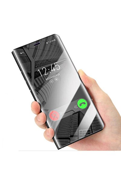 Smart Tech Xiaomi Redmi Note 8 Pro Aynalı Kapaklı Lüx Kılıf Mor