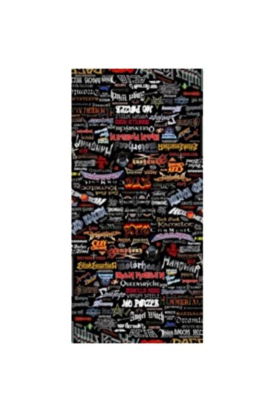 Metal Giyim باندانا متعددة الأغراض - ميتالروك