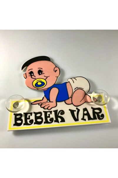 Erzline Fenerbahçeli Arabada Bebek Var Pleksi Tabela